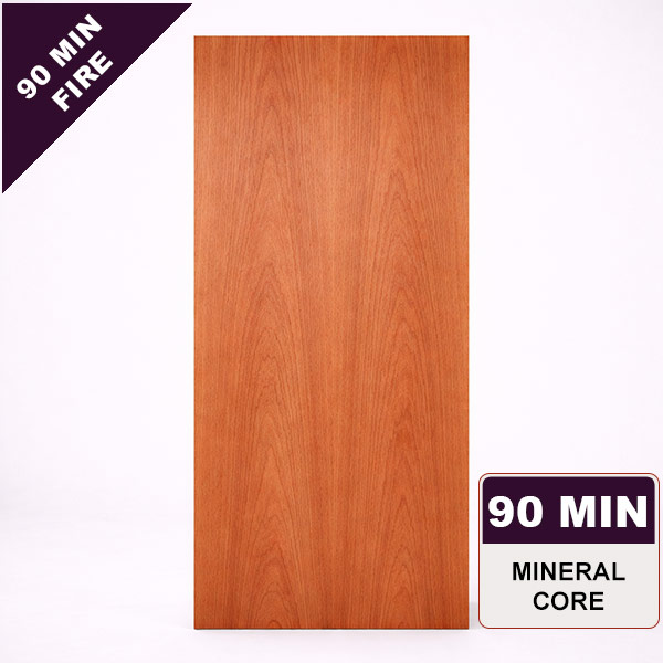 Plain Sliced Mahogany Commercial Wood Door, 90min. Fire Rated Mineral Core, Stain Grade Plain Sliced Mahogany Commercial Wood Door, 90min. Fire Rated Mineral Core, Stain Grade