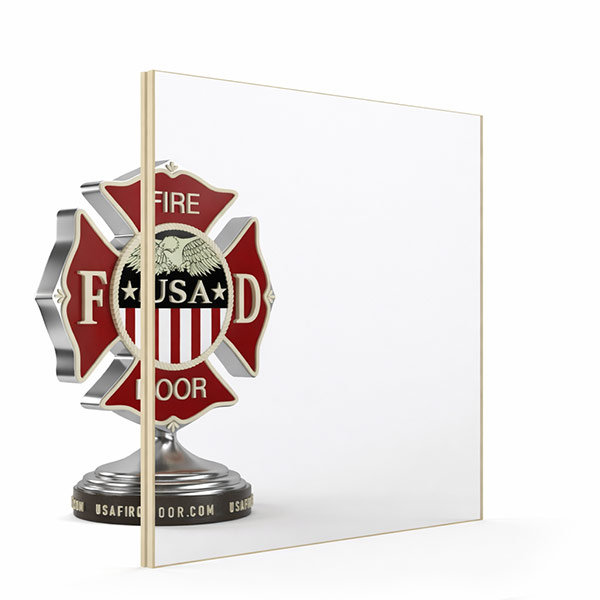 FireLite Plus Fire Protective Laminated Glass - USA Fire Door