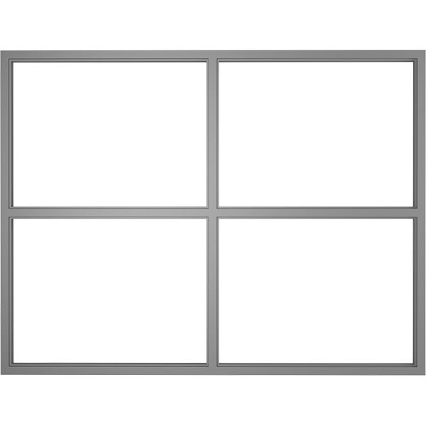 16ga Galvannealed Steel Commercial Borrowed Lite Fixed Window Frame