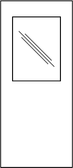 G - Half Glass Door
